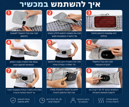 מכשיר מתיחה ושחרור לגב תחתון