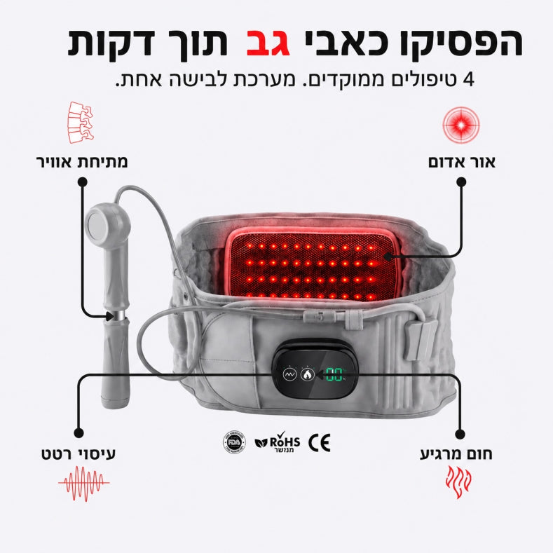 מכשיר מתיחה ושחרור לגב תחתון